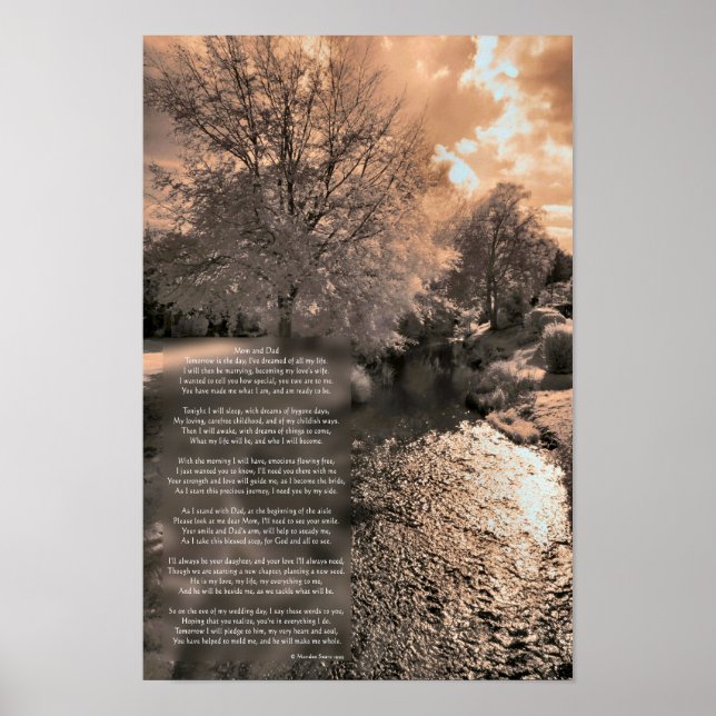 Poema para pais da Poster (Frente)