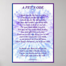 Poema: Proprietário Adorador de Pet, Poster de Par