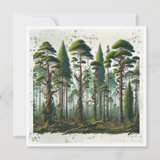 Poema sobre a Perspectiva da Floresta de Árvores