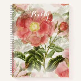 Poesia das Flores Rosa Elegante