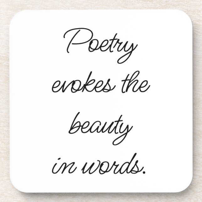 Poesia evoca Porta copos plástica do Duro (Frente)