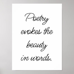 Poesia Evokes Poster