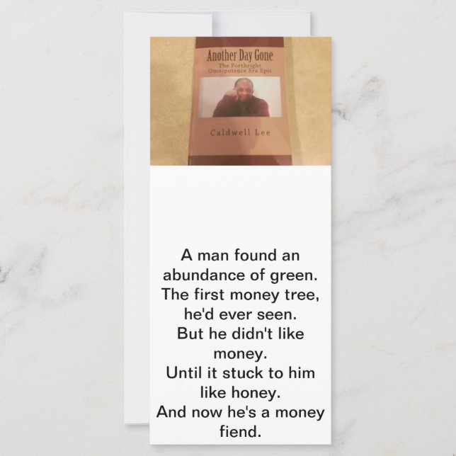 Poeta Caldwell Lee Limerick Card (Frente)