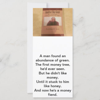 Poeta Caldwell Lee Limerick Card