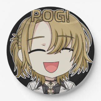 Pog! Pratos de Papel Chibi - Fanart de Luca Kanesh