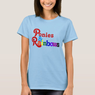 Poies e Rainbows Camisas Vintage