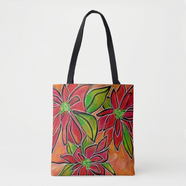 Poinsettia 2018 Tote Bag Medium (Frente)
