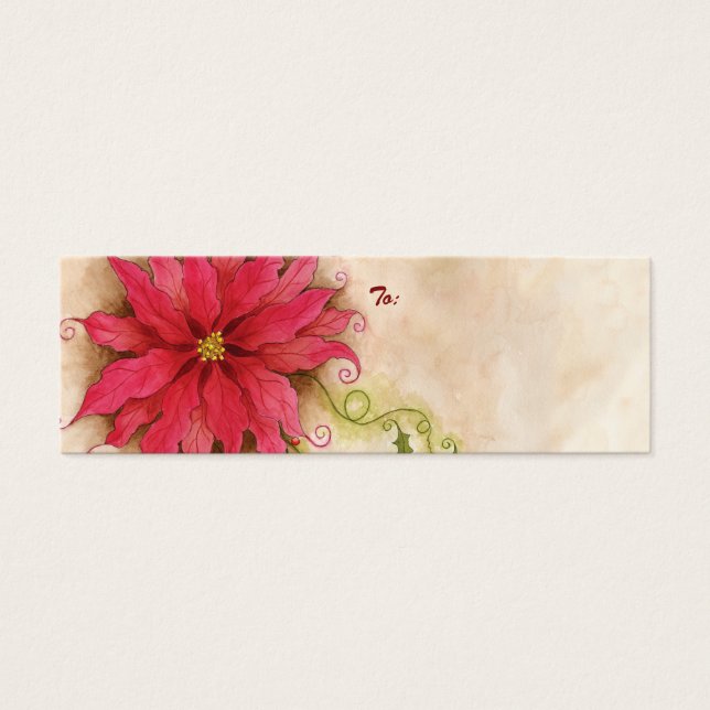 Poinsettia e Holly Gift (Frente)