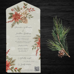Poinsettias e Azevinho em Sage Nevada QR Code