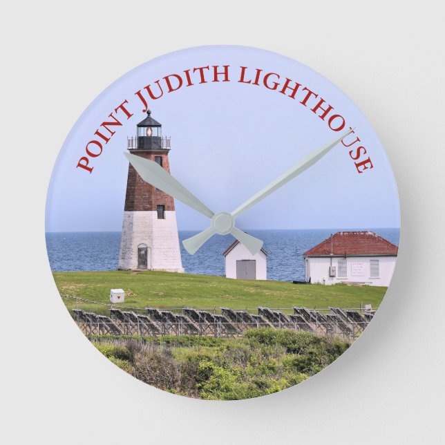 Point Judith Lighthouse, Relógio de Parede Rhode I (Frente)