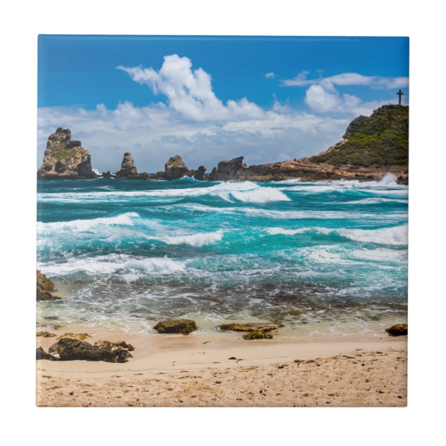 Pointe des Chateaux, Grande-Terre, Guadalupe (Frente)
