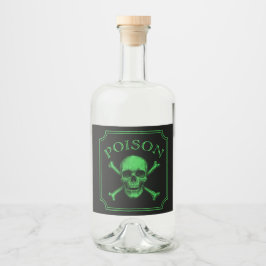 Poison Skull e Crossbones Halloween Design Impress