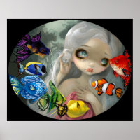 Poissons Volants: Arc-en-Ciel ART IMPRESSÃO rococo