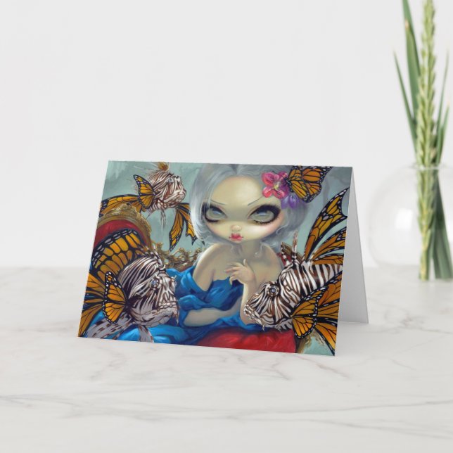 "Poissons Volants: Cartão de Le Poisson" (Frente)