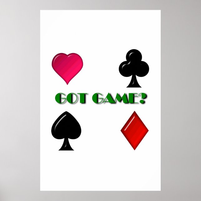 POKER CHAMPION POSTER "GOT GAME" (Frente)