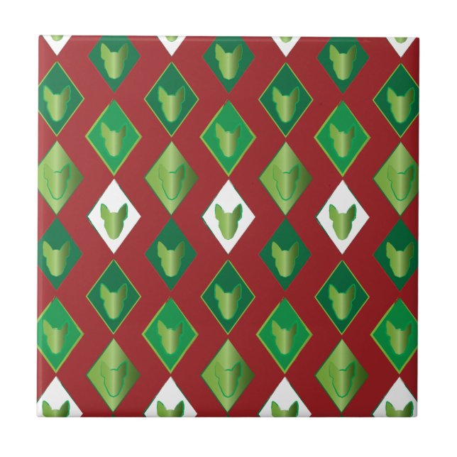 Poker Diamond Bull Terrier (Frente)