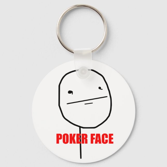 Poker Face - Chaveiro (Frente)