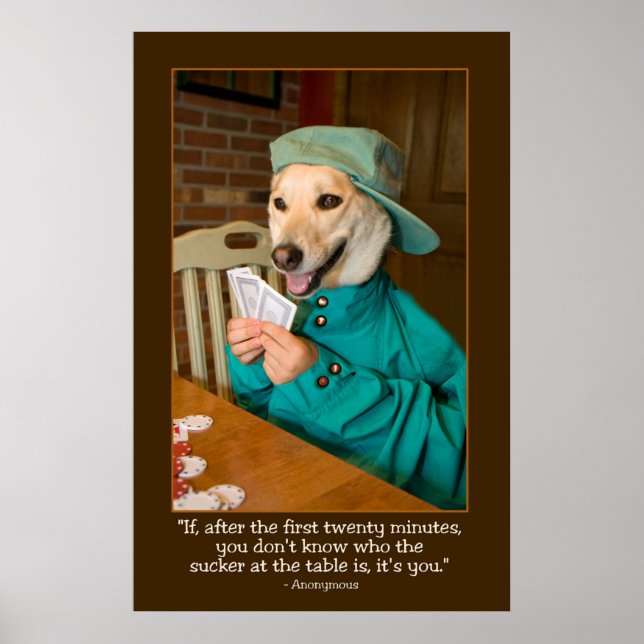 Poker Poster (Cão) (Frente)