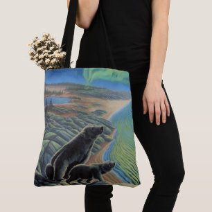 Polar Bear Art Tote Bag Beluga