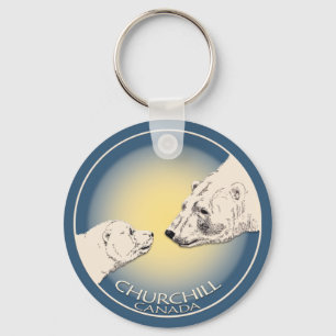Polar Bear Chuchill Key Chain Souvenir Chaveiro