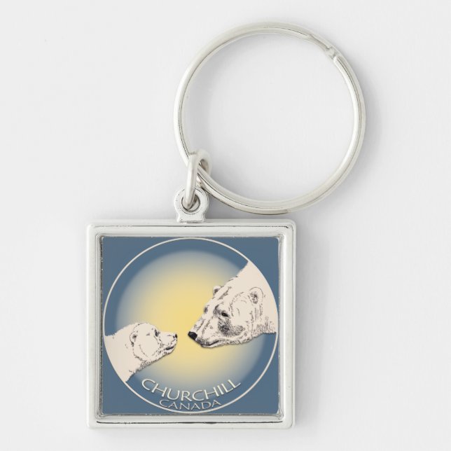 Polar Bear Chuchill Key Chain Souvenir Chaveiro (Frente)