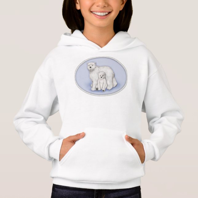 Polar Bear Mãe e Cub (Frente)