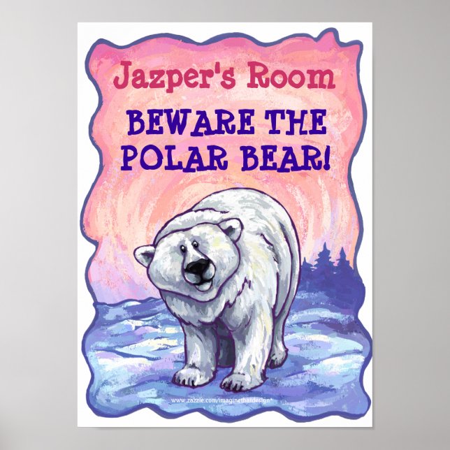 Polar Bear Personal Room Poster (Frente)