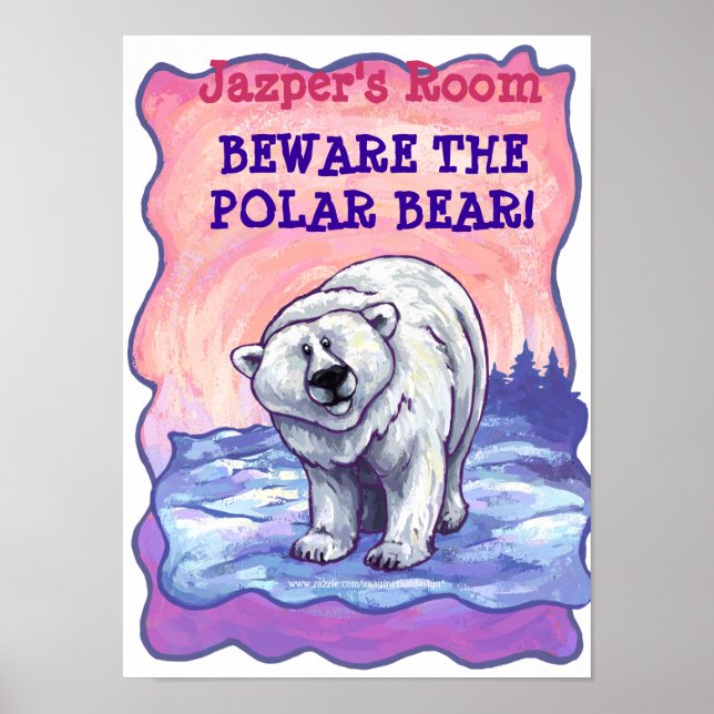 Polar Bear Poster do meu quarto (Frente)