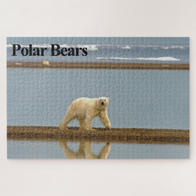 Polar Bear Stroll Quebra-cabeça (Horizontal)