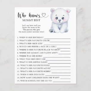 Polar Teddy Bear - Quem conhece melhor as mamães