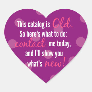 polca roxa etiquetas pontilhadas do catálogo do