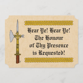 Poleaxe de Edward IV Convite