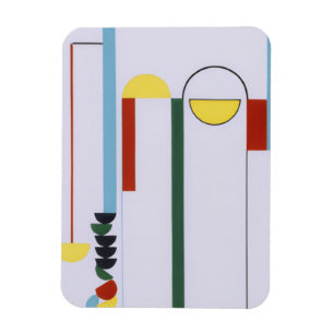 Polia Ímã Abstrato – Design Colorido