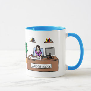 Polícia da forma - caneca personalizada dos