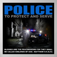 Polícia Para Proteger E Servir Poster
