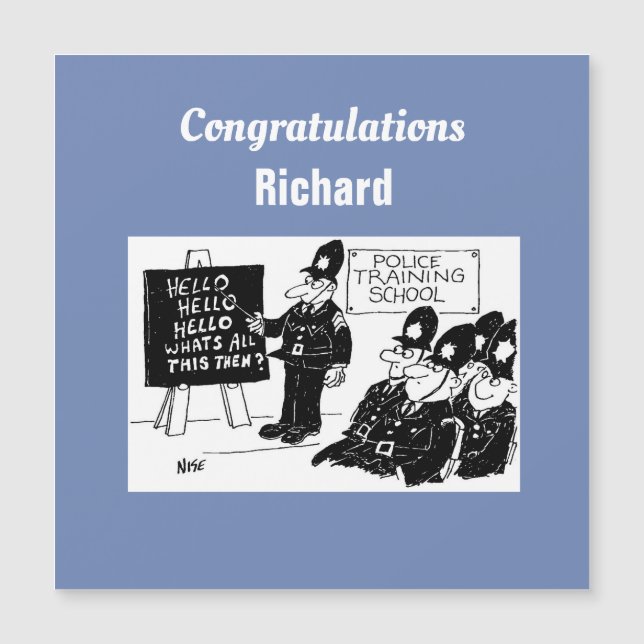 Policiais na Escola de Formação Policial (Frente)