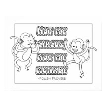 Polish Proverb Coloring Poster