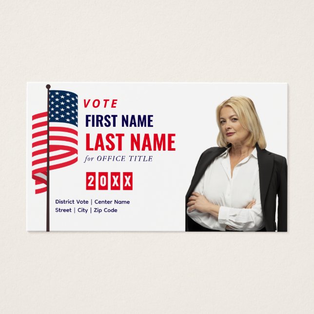 Political Candidate Election Campaign Personalized (Frente)