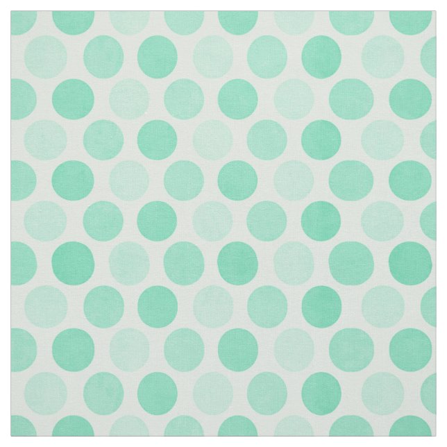 Polk Dots Aqua Tecido Azul (Modelo)