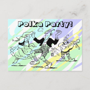 Polka Dance Convites de festas Qualquer Ocasião D