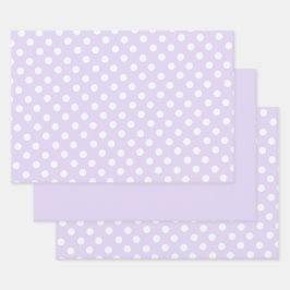 polka dots in soft lavender