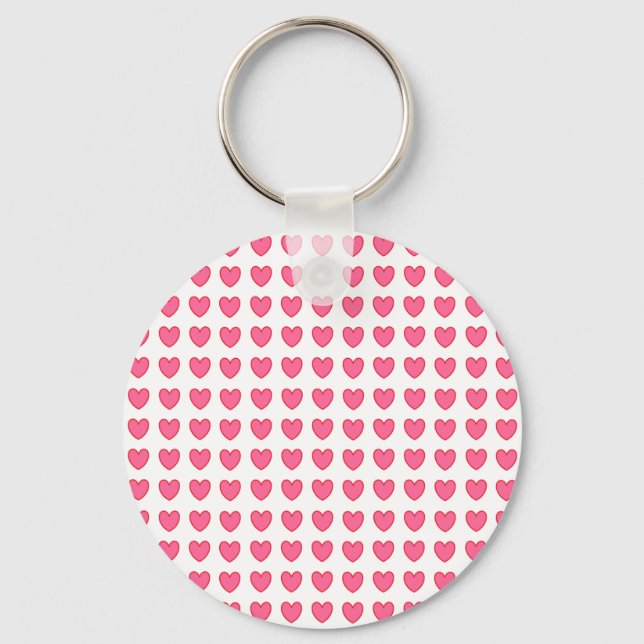Polka Hearts Chaveiro (Frente)