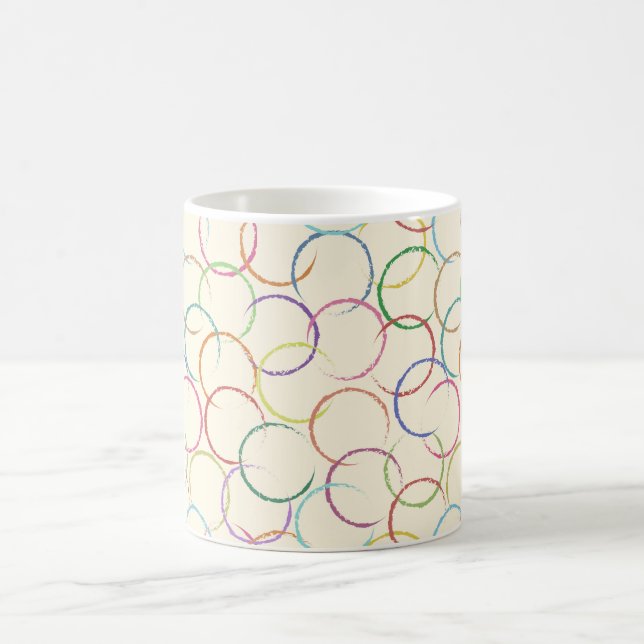 💠 Polka Perfection: A Caneca Artística (Centro)