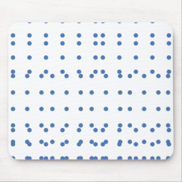 Polka pontilhado Mousepad