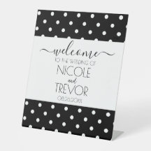 Polkadots para Caligrafia Preta e Branca