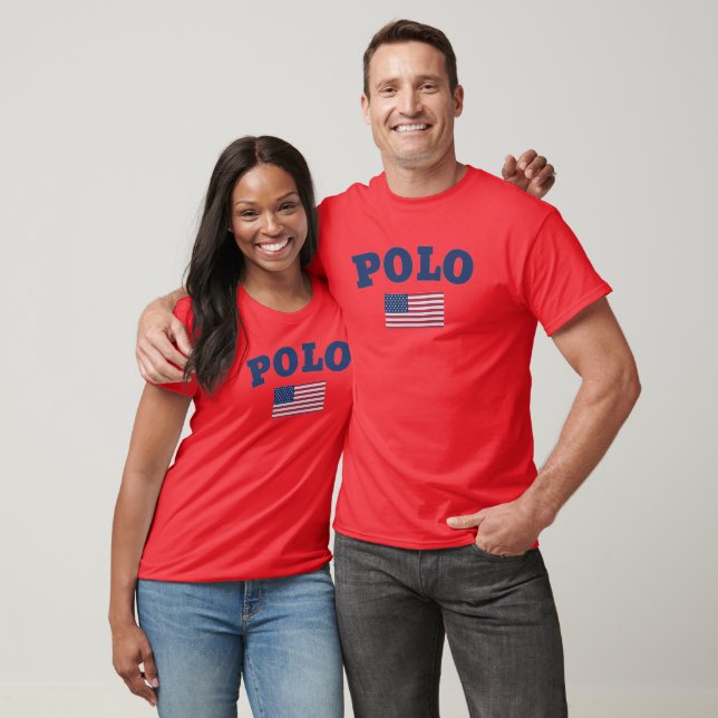 POLO America Club Flag True Classic Tee (Unissex)