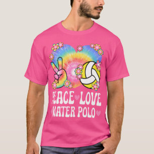 Polo Aquático Peace Love Lover 60S 70S Hippie Wate
