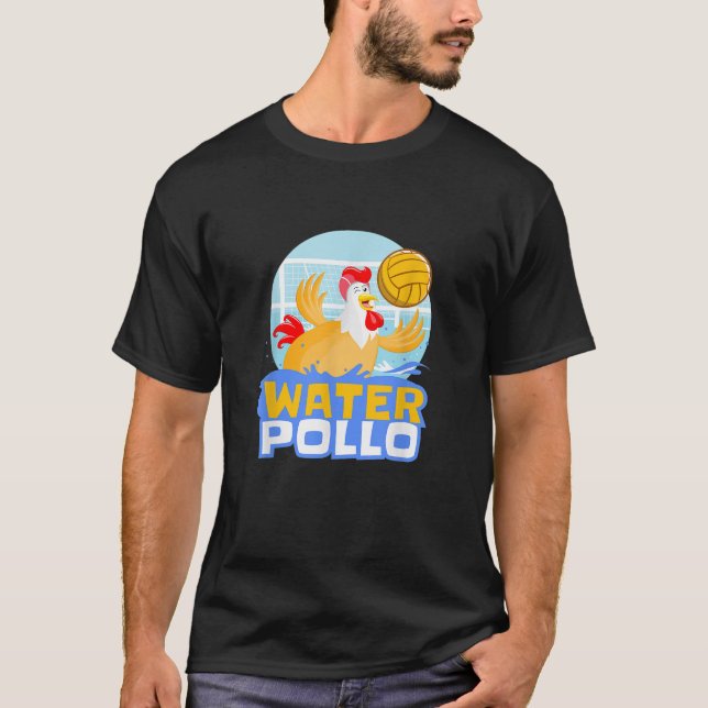 Polo de água Pun Engraçado Água Polo T Camisa (Frente)