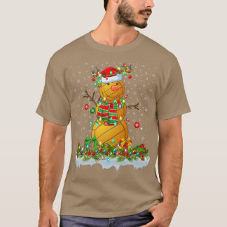 Polo de água Snowman Xmas lança luz Polo de água
