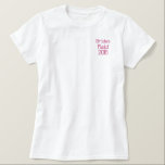 Polo de Casamento Bordado com Bridesmaid<br><div class="desc"></div>
